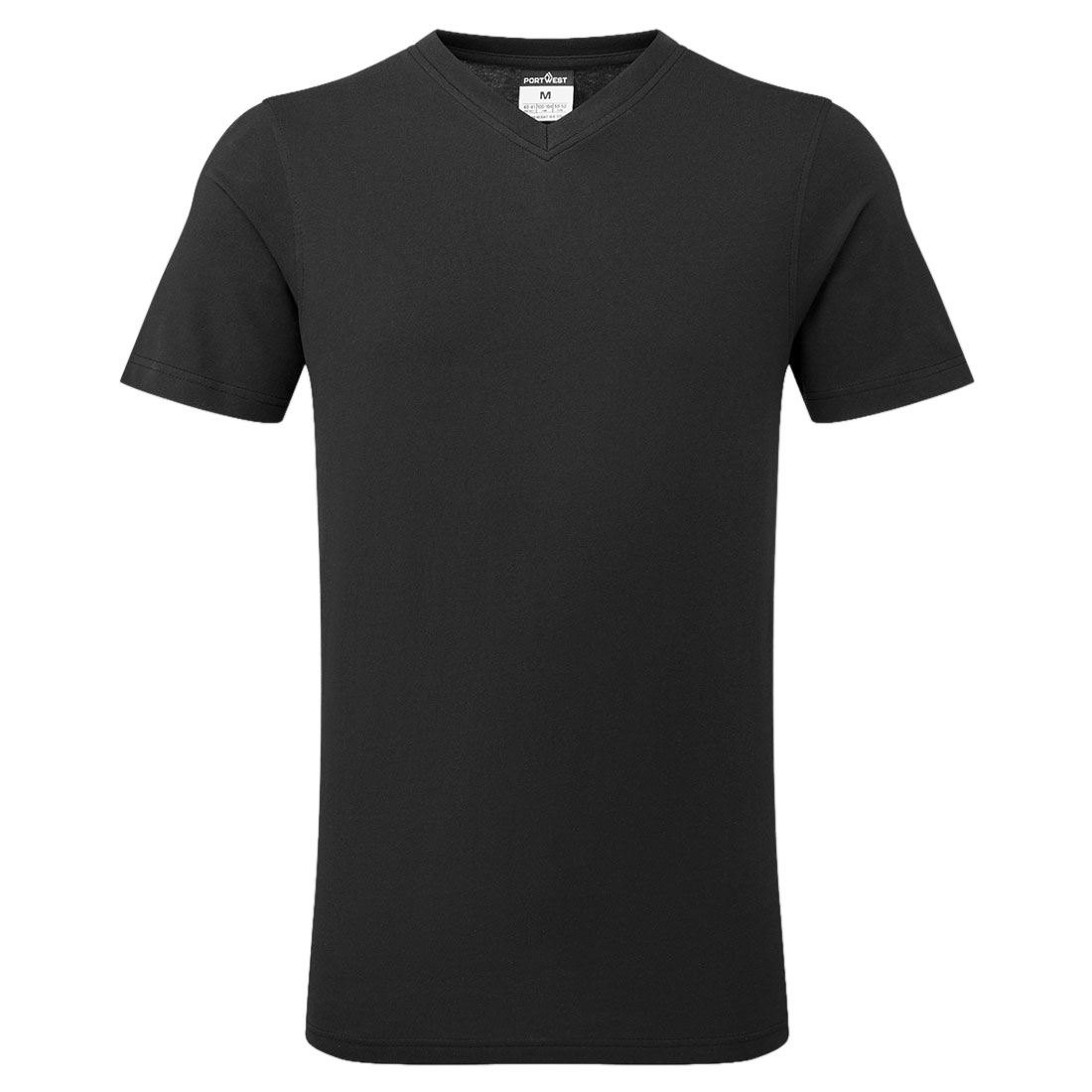 Tricou Portwest cu guler în V, din bumbac (B197)