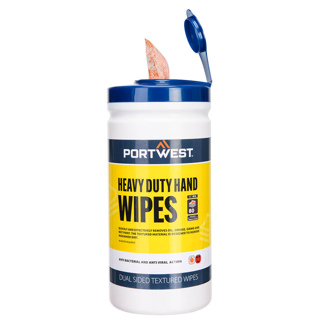 Șervețele Portwest pentru mâini, 80 bucăți (IW30)