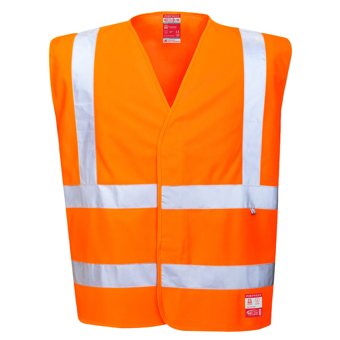 Vestă reflectorizantă ignifugă Portwest Bizflame, antistatică (FR71)