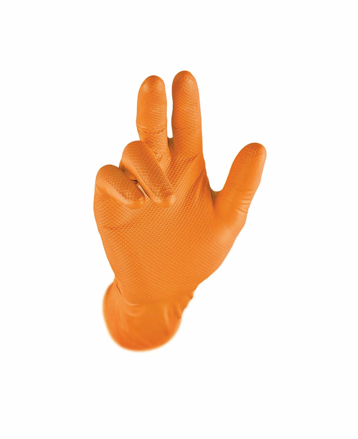 Mănuși din nitril nepudrate GRIPPAZ®, 50 buc/cutie - portocalii