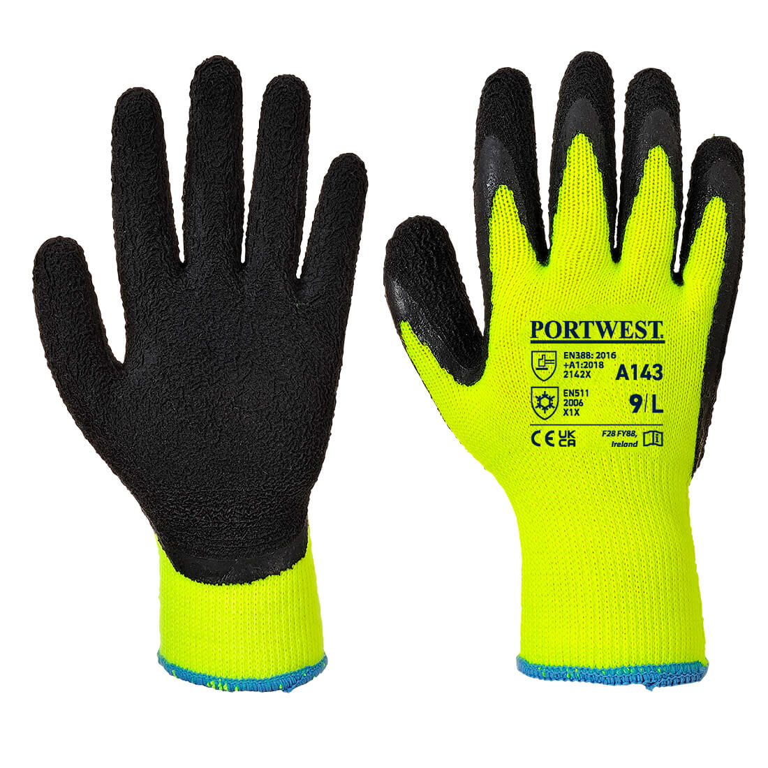 Mănuși de protecție la frig Portwest Thermal Soft Grip (A143)