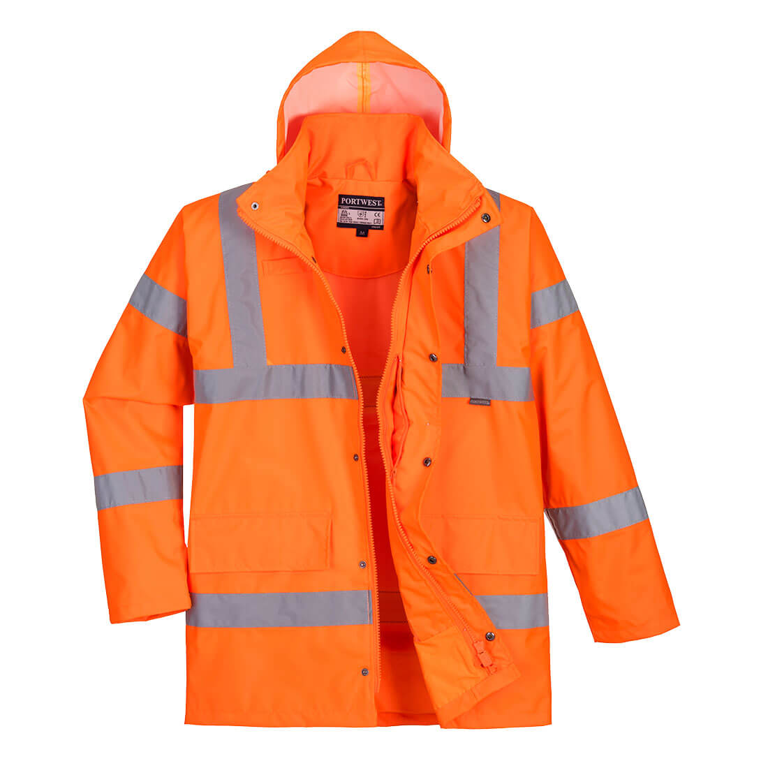 Jachetă de ploaie Portwest Hi-Vis respirabilă pentru trafic, clasa 3 (RT60)