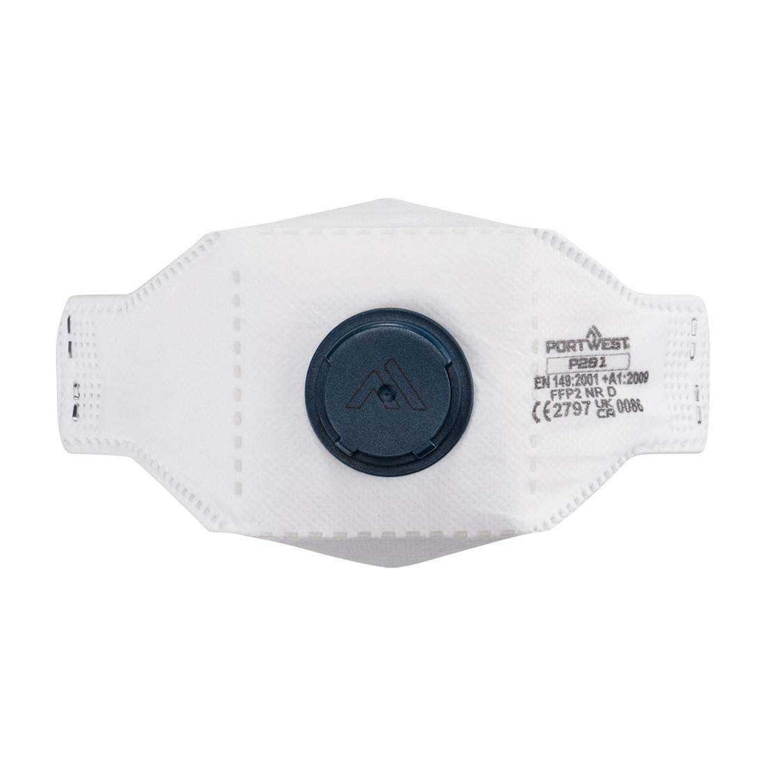 Mască de protecție respiratorie FFP2 cu valvă Portwest EAGLE Dolomite Fold (P291, pachet 10 bucăți)