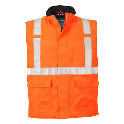 Vestă Portwest Bizflame Rain, reflectorizantă, antistatică și ignifugă (S776)