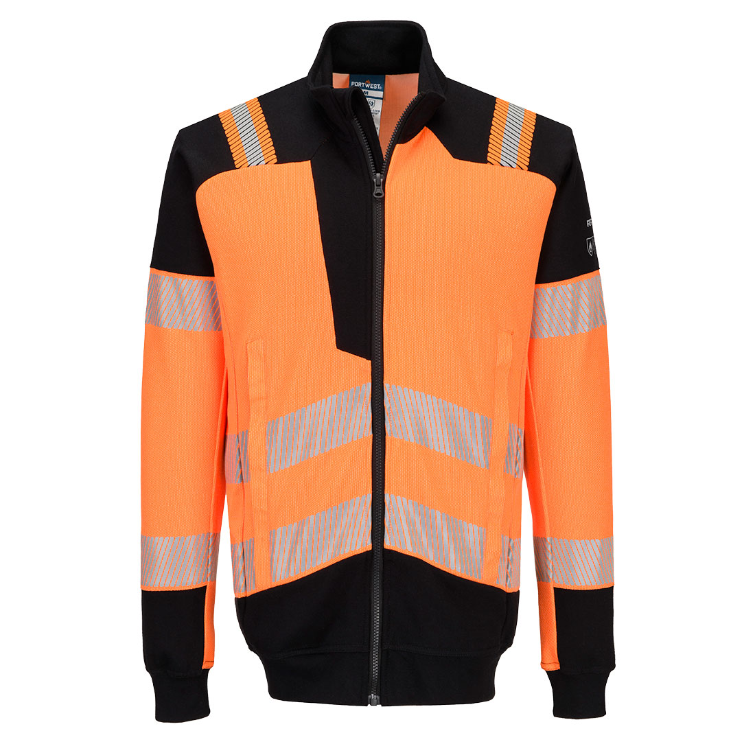 Hanorac ignifug Portwest PW3 Modaflame Knit HVO, fermoar complet (FR756)