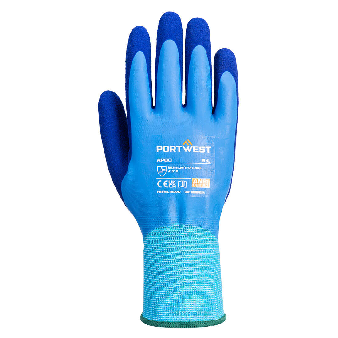 Mănuși de protecție Portwest Liquid Pro, cu impregnare dublă de latex (AP80)