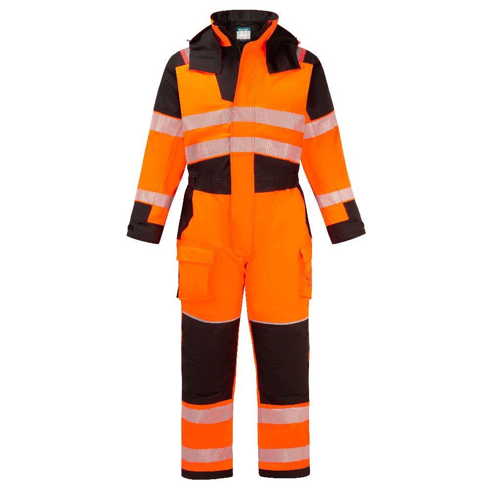Salopetă de iarnă ignifugă Portwest PW3 Modaflame Rain+ Hi-Vis Multi-Norm (FR516)