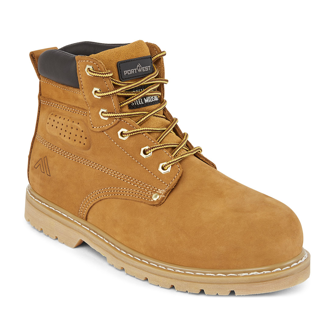 Bocanci Portwest Steelite Welted Plus, piele nabuc, SBP HRO (FW35)