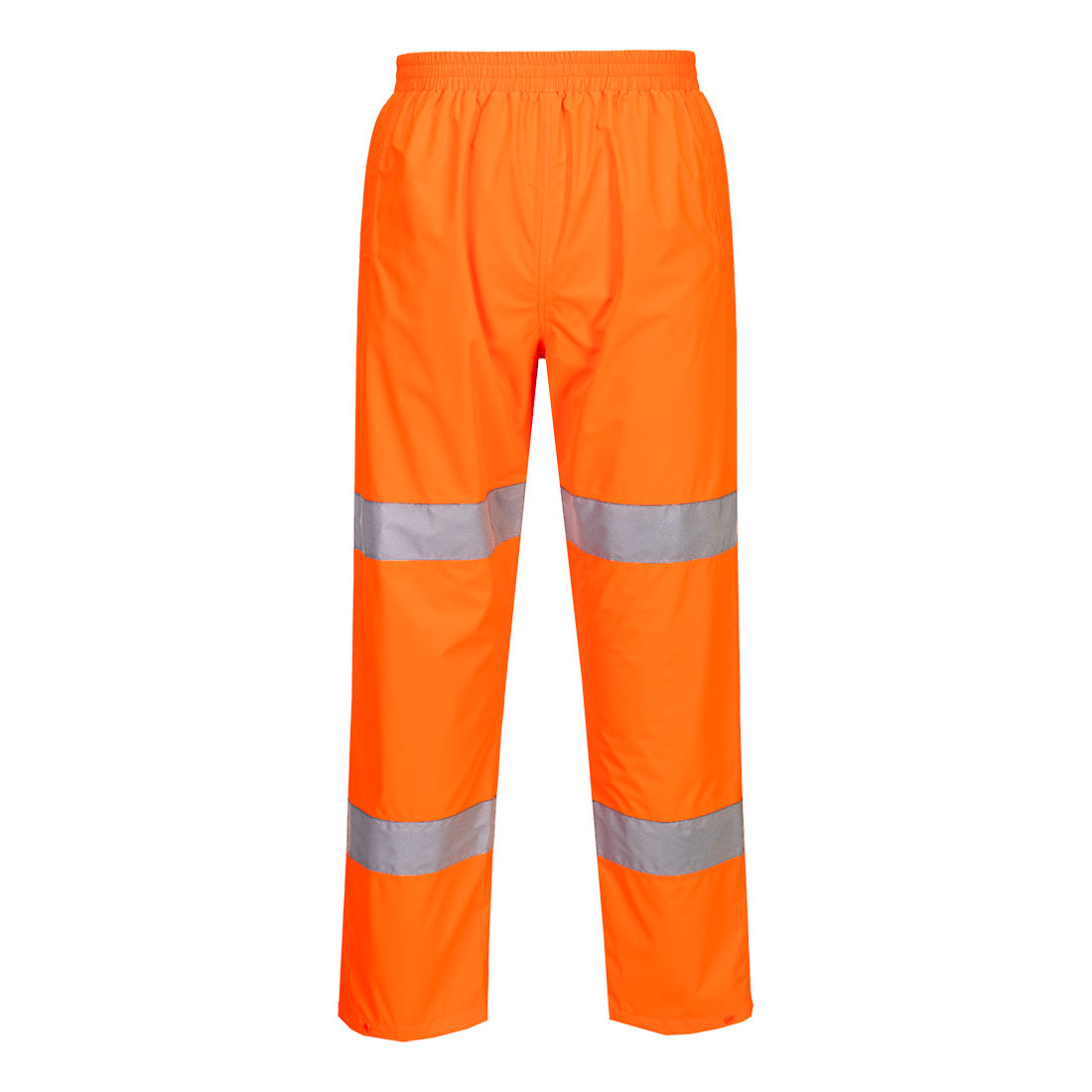 Pantaloni de ploaie Hi-Vis Portwest, ușor de împachetat, Clasa 2 (S165)