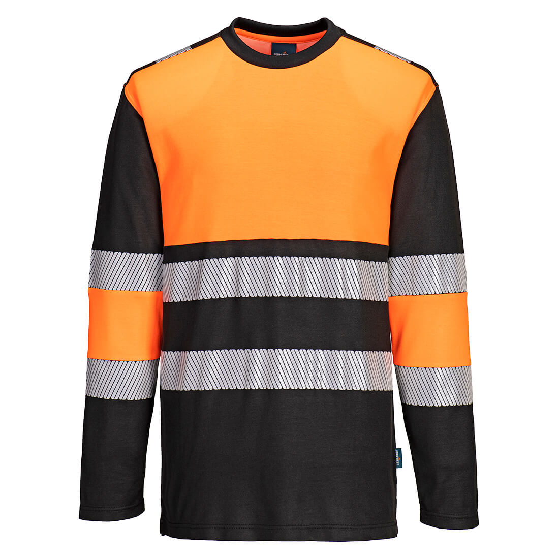 Tricou reflectorizant Portwest PW3 Cotton Comfort, clasa 1, mânecă lungă (PW312)