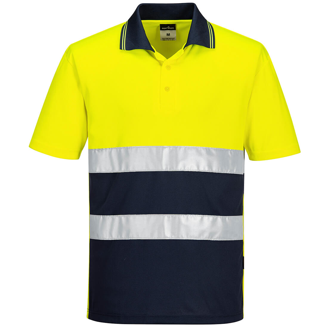 Tricou polo reflectorizant Portwest Lightweight, bicolor (S175)