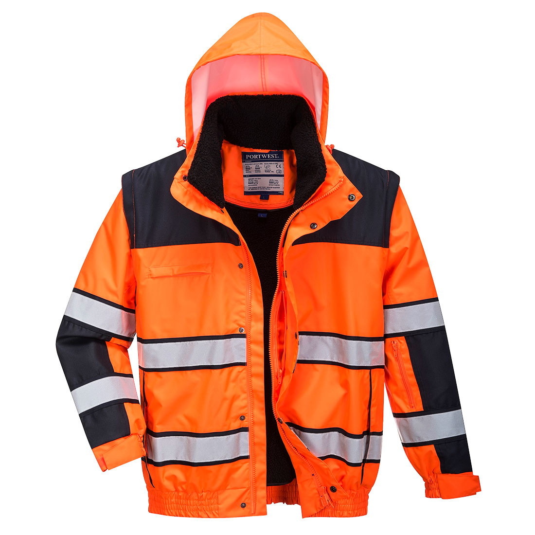 Jachetă bomber reflectorizantă Portwest Classic (C466)