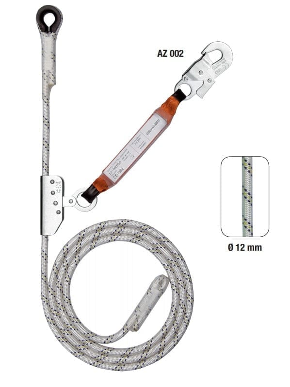 Opritor+amortizor+1conector cu frânghie Ø=12mm, Linostop 2