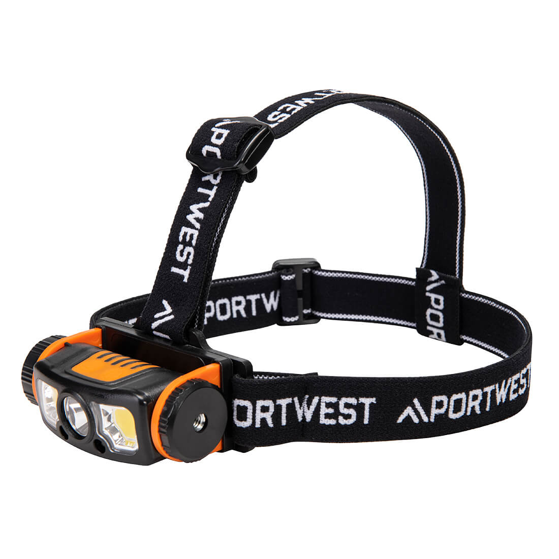 Lanternă frontală Portwest cu senzor de mișcare, reîncărcabilă USB (PA76)