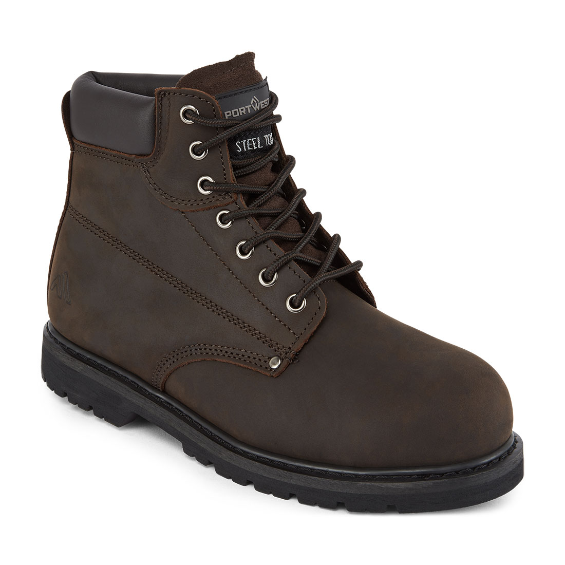 Bocanci de protecție Portwest Steelite, talpă cusută Goodyear, SB HRO (FW17)