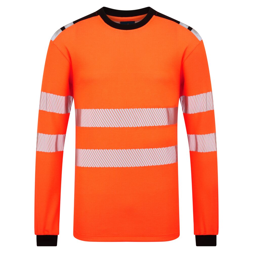 Tricou ignifug Portwest PW3 Modaflame Knit HVO, mânecă lungă (FR736)