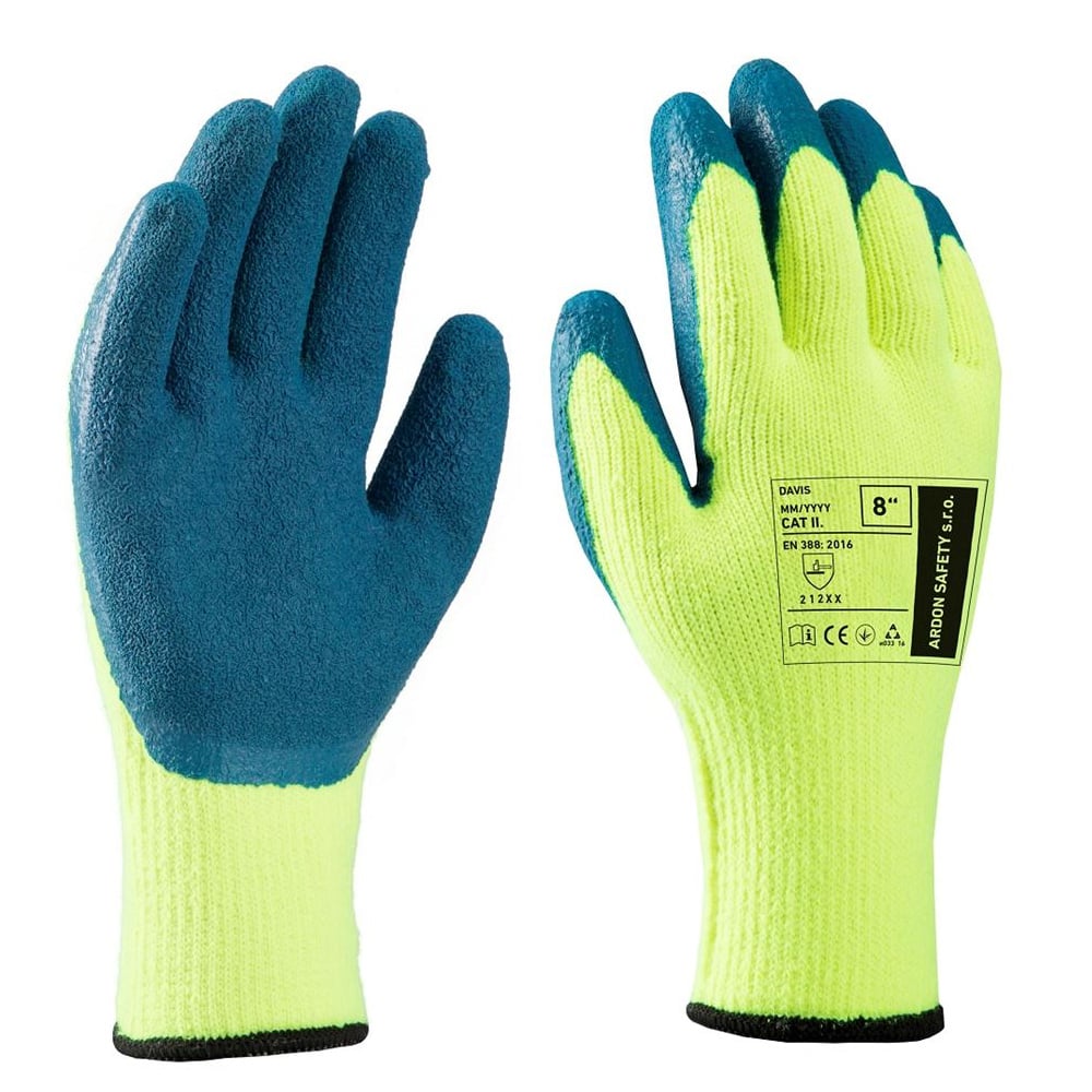 Manusi de protectie de iarna,imersate in latex, Davis - blisterate 2231X