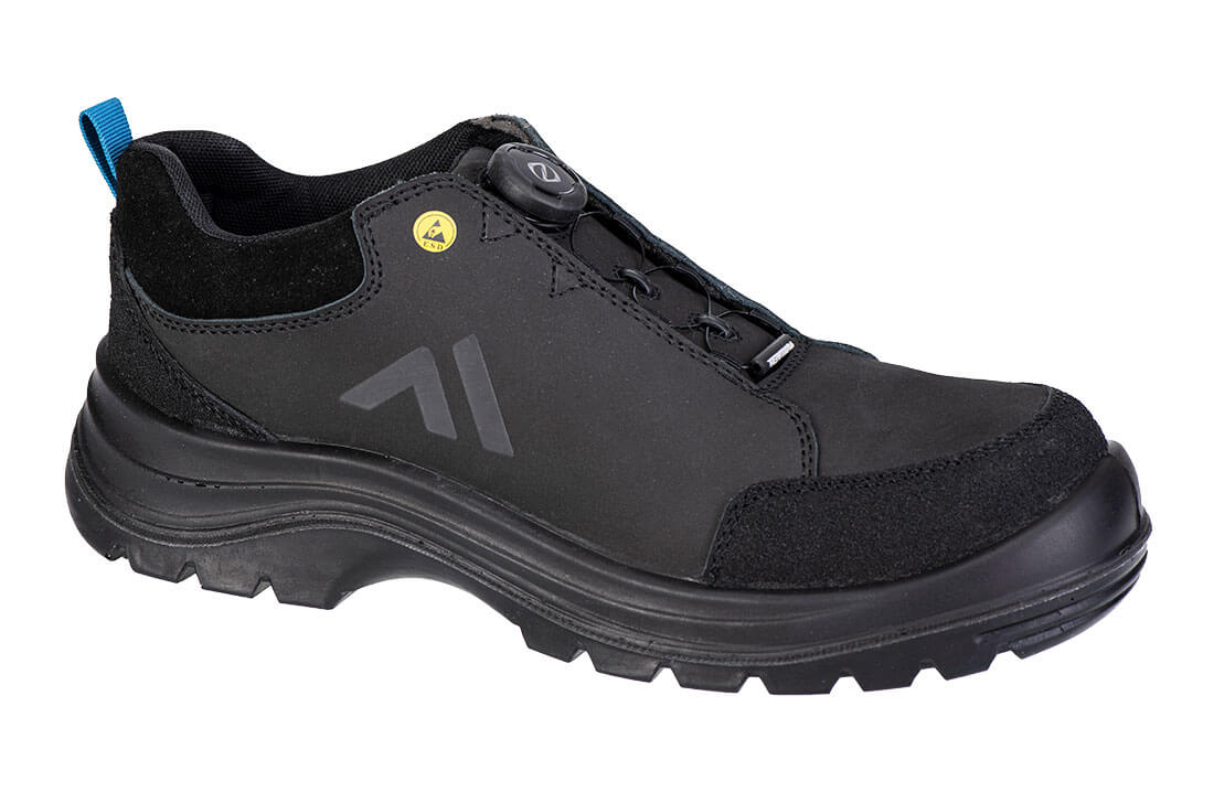 Pantofi de protecție Portwest din nabuc, compoziți, S3S ESD SR FO (FE03)