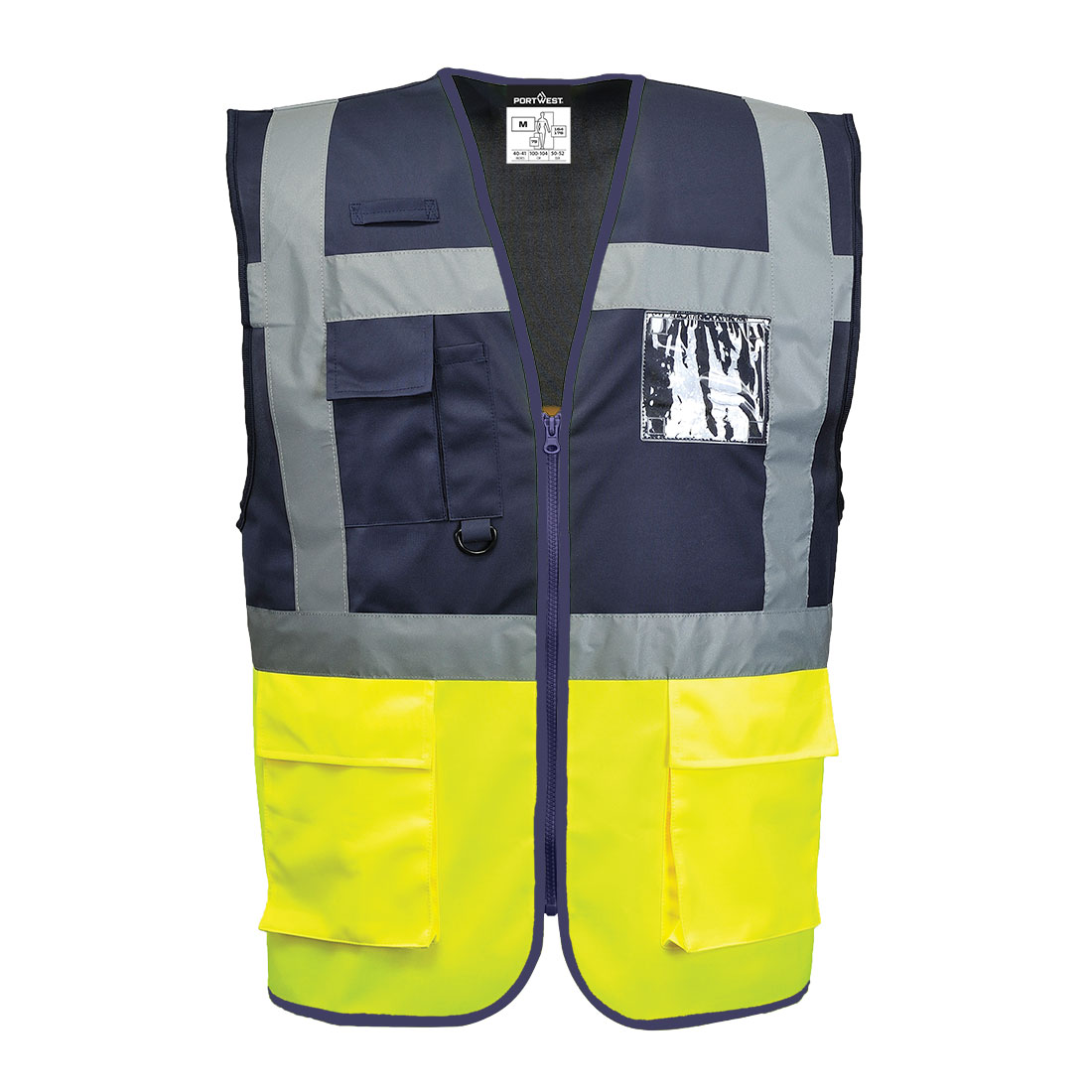 Vestă Hi-Vis Executive bicoloră Paris Portwest EN ISO 20471 Clasa 1 (C276)
