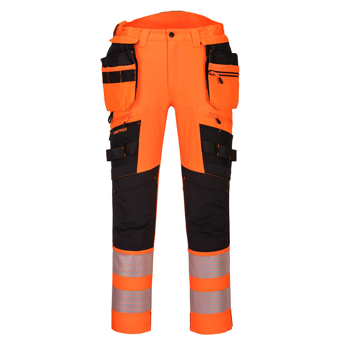 Pantaloni reflectorizanți Portwest DX4 Hi-Vis cu buzunare Holster detașabile (DX442)