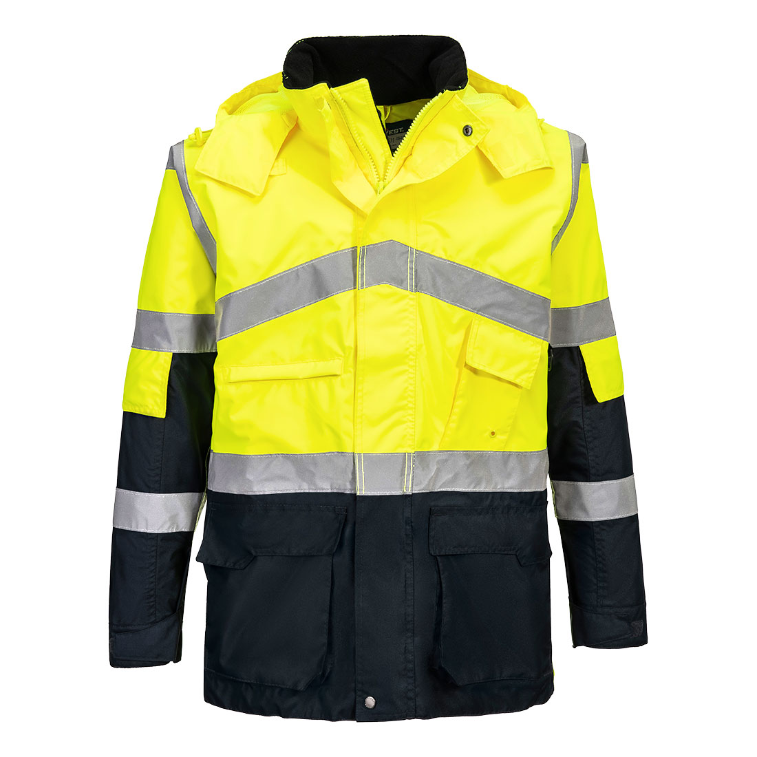Jachetă de ploaie Portwest Hi-Vis respirabilă, bicoloră, clasa 3 (S760)