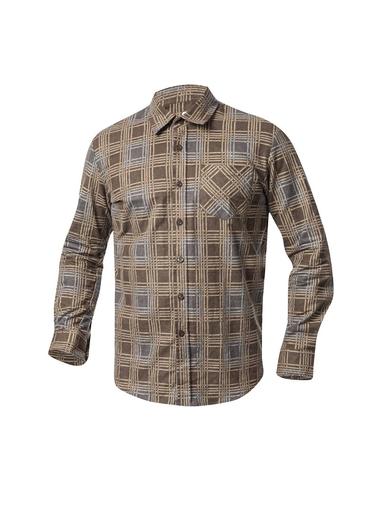 Cămașă de flanel ARDON®URBAN+ maro