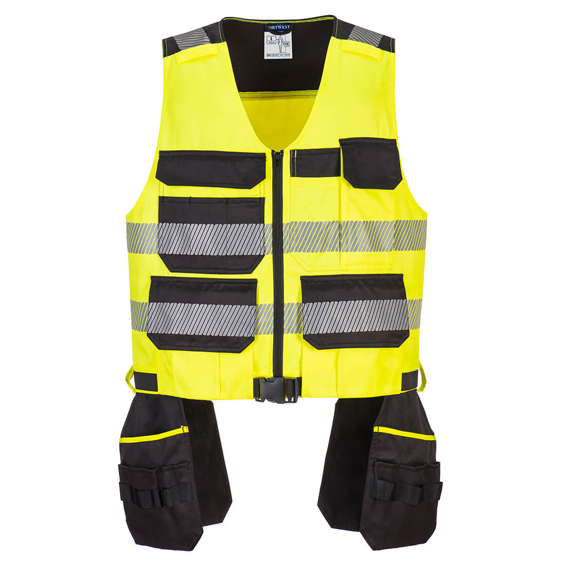 Vestă reflectorizantă Portwest PW3 pentru scule, clasa 1 (PW308)