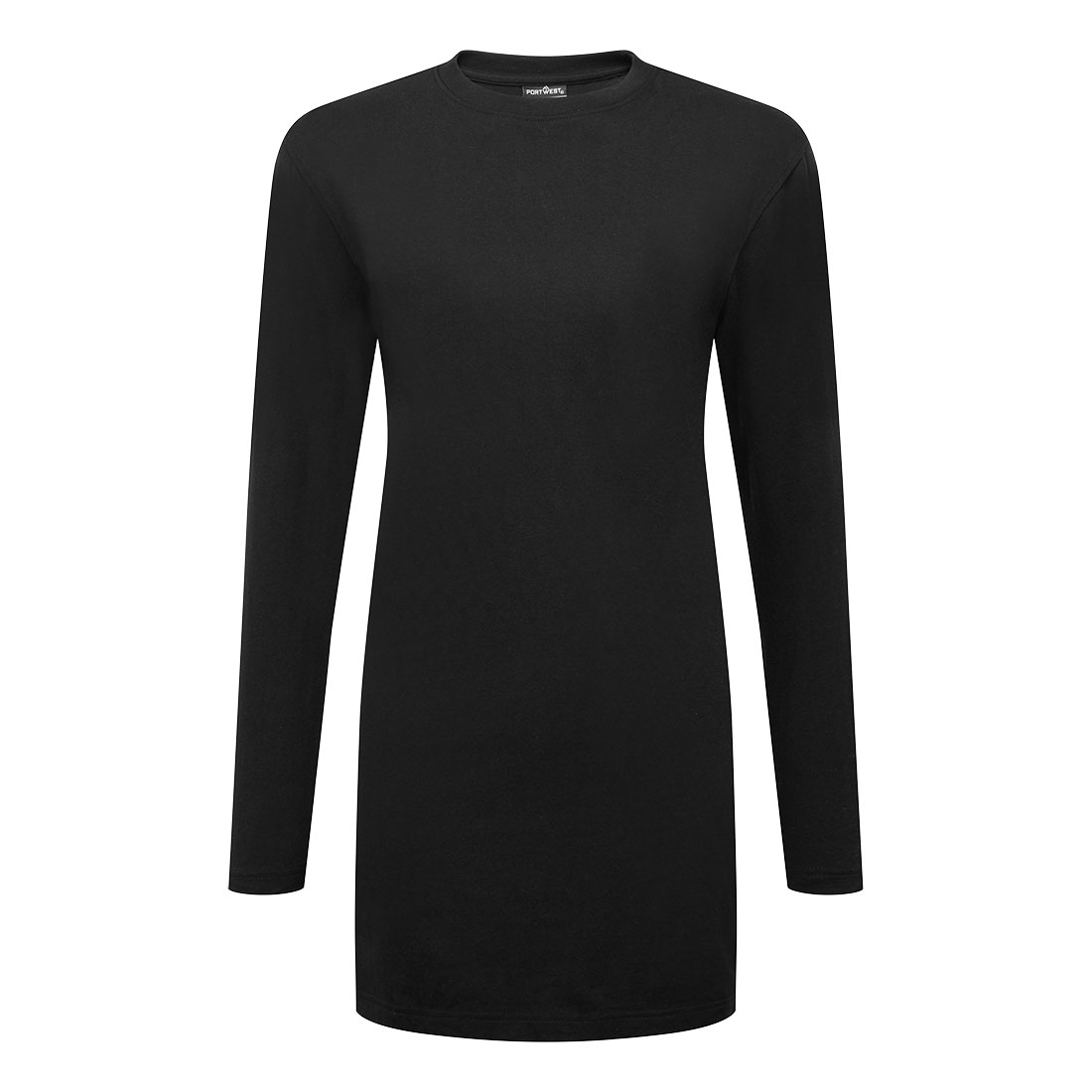 Tricou Portwest din bumbac pentru femei, croială relaxată, mânecă lungă (B194)