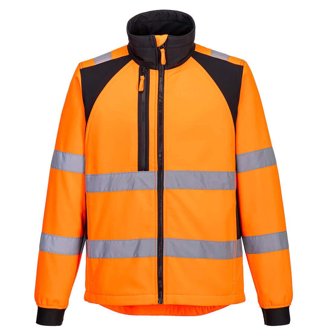 Geacă softshell cu vizibilitate ridicată Portwest WX2 Eco (2 straturi), clasa 2/3 (CD875)