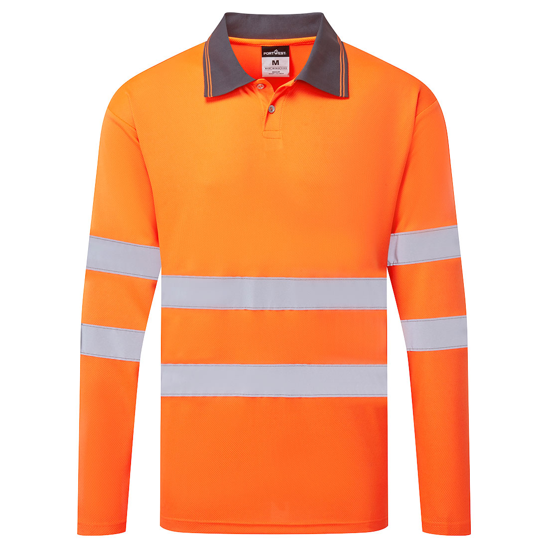 Tricou polo Portwest ES1 Essential Hi-Vis, mânecă lungă (ES277)