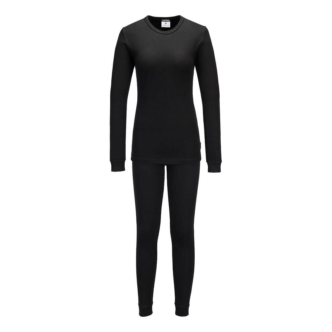 Set termic Portwest pentru femei: tricou cu mânecă lungă și colanți (B128)