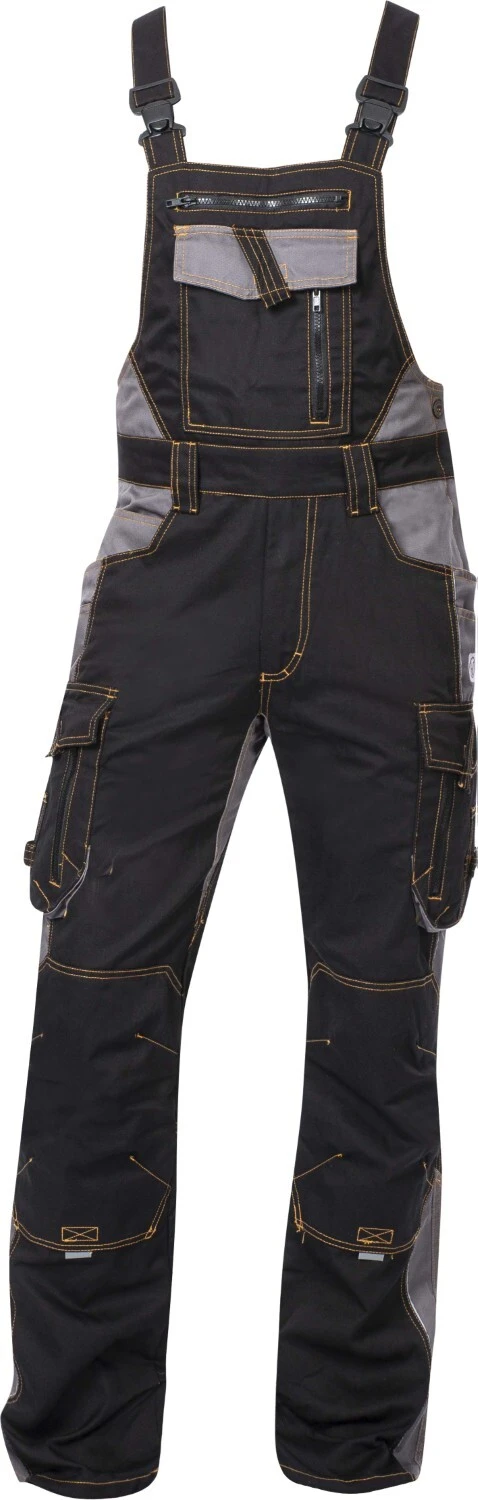 Pantaloni cu pieptar ARDON®VISION lungiți negru