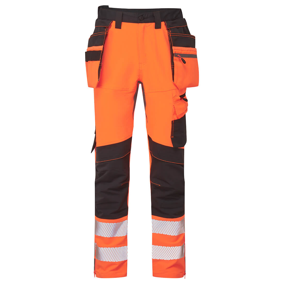 Pantaloni de lucru Portwest DX4 Hi-Vis Craft, clasa 1, cu buzunar detașabil (DX454)