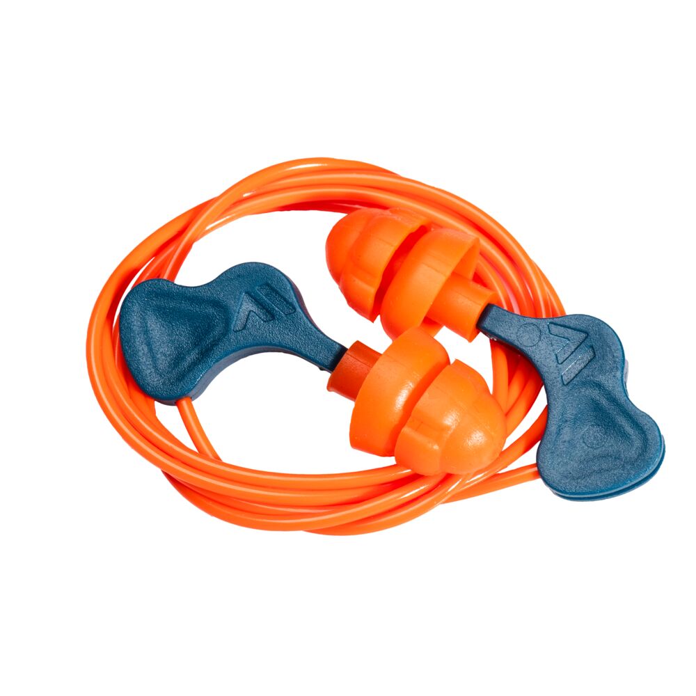 Dopuri antifonice Portwest TPR Easy Fit, cu șnur, 50 perechi (EP23)