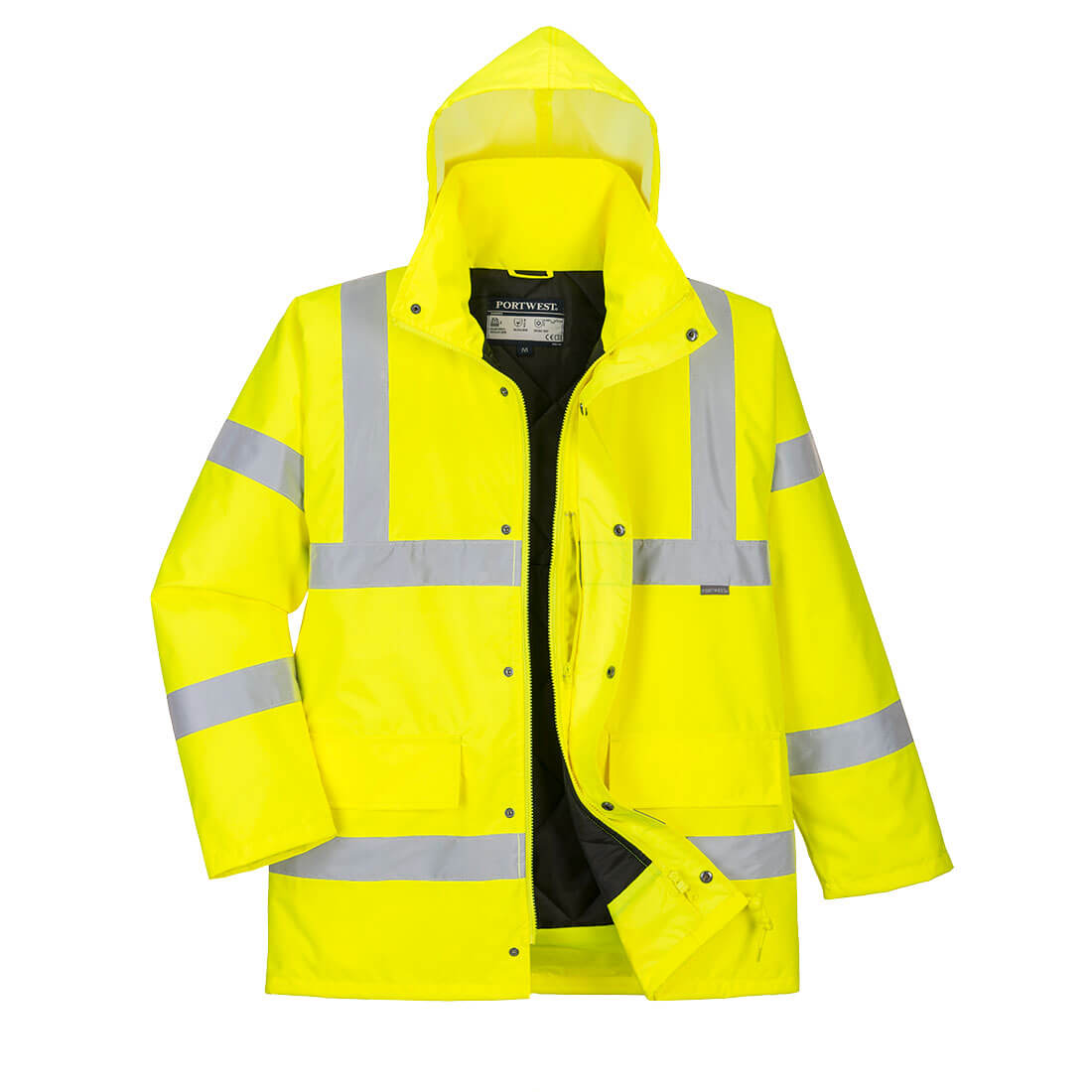 Jachetă de iarnă Portwest Hi-Vis respirabilă pentru trafic, clasa 3 (S461)