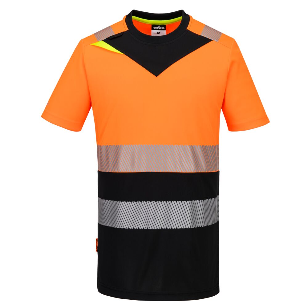 Tricou PW3 Portwest Hi-Vis EN ISO 20471 Clasa 1 (DX434)