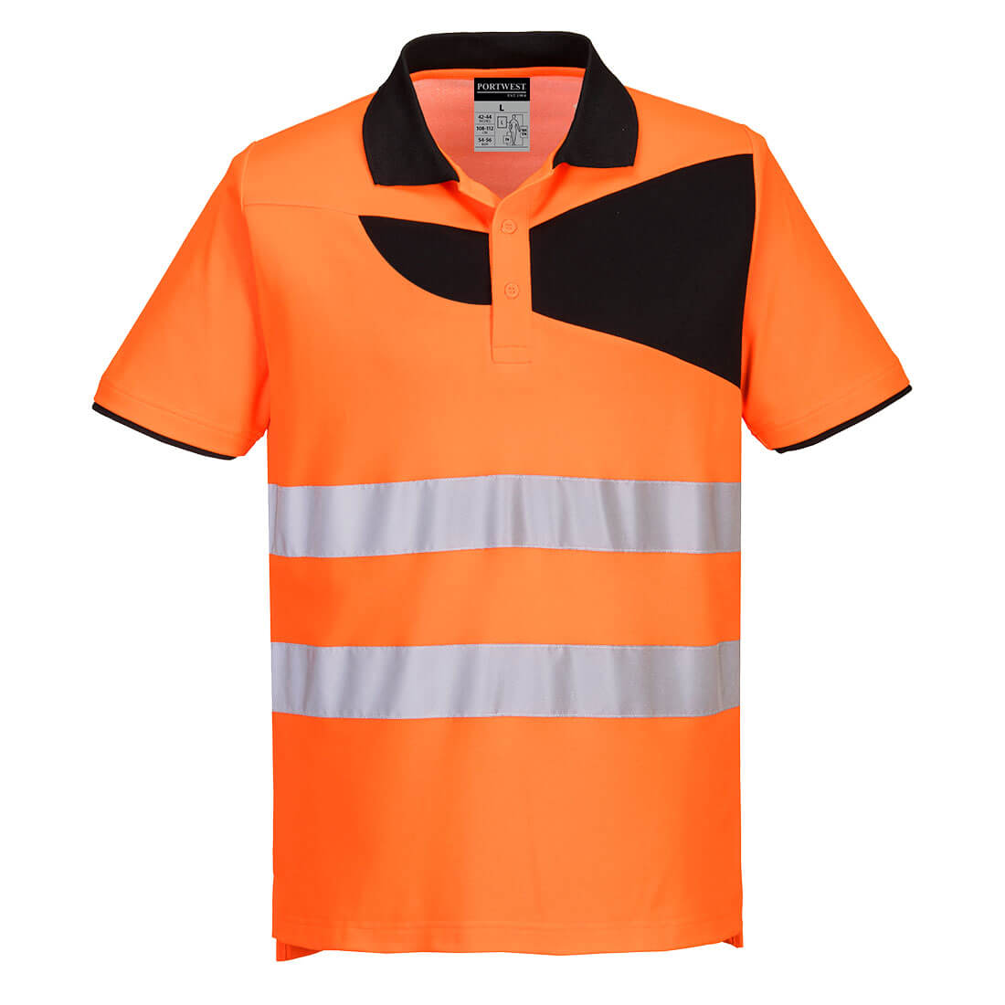 Tricou polo Hi-Vis Portwest PW2, mâneci scurte (PW212)