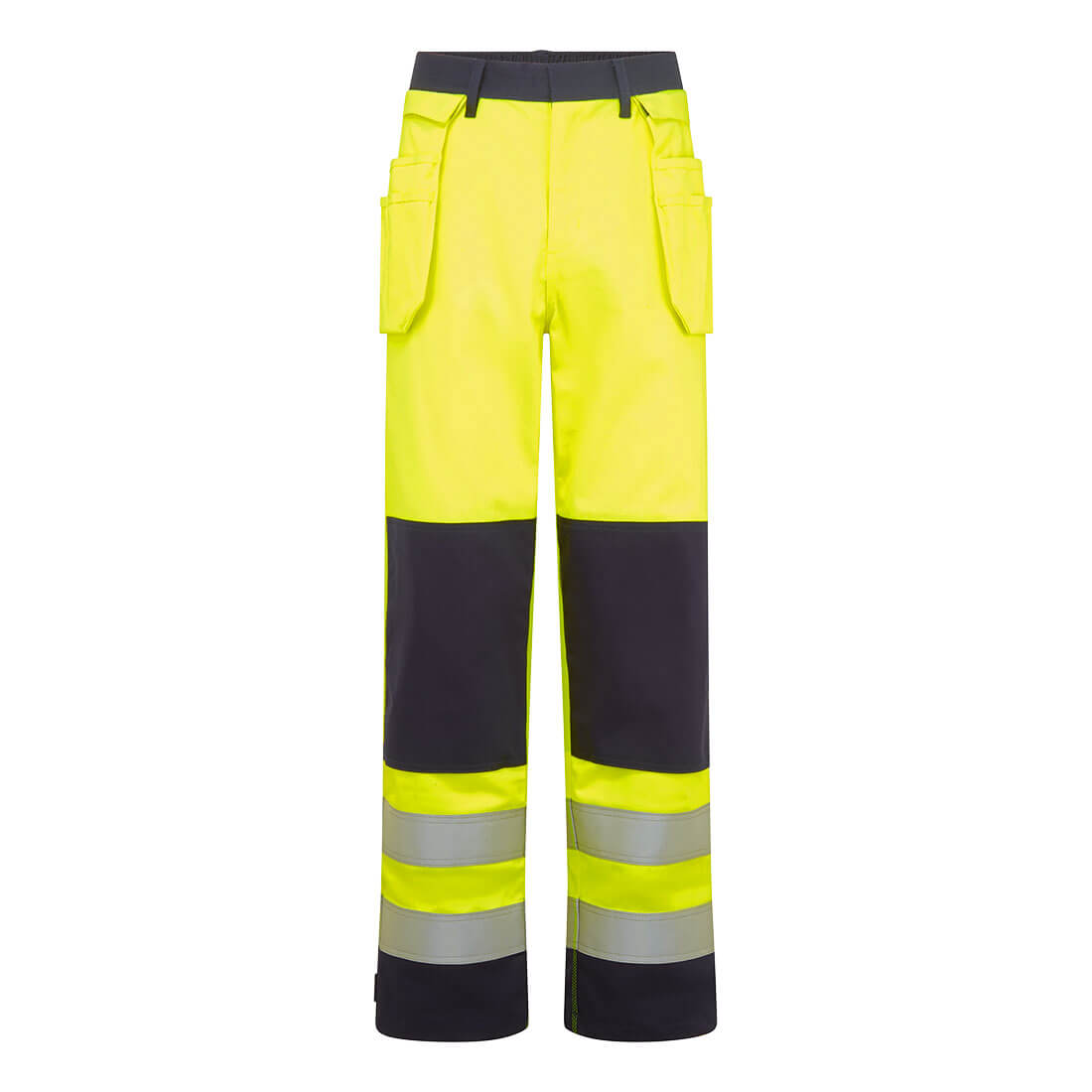 Pantaloni ignifugi reflectorizanți Portwest Bizflame Hi-Vis Contrast FR Holster (FR440)