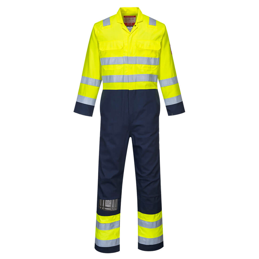 Combinezon ignifug reflectorizant Portwest Bizflame Work Hi-Vis Anti-Static (BIZ7)