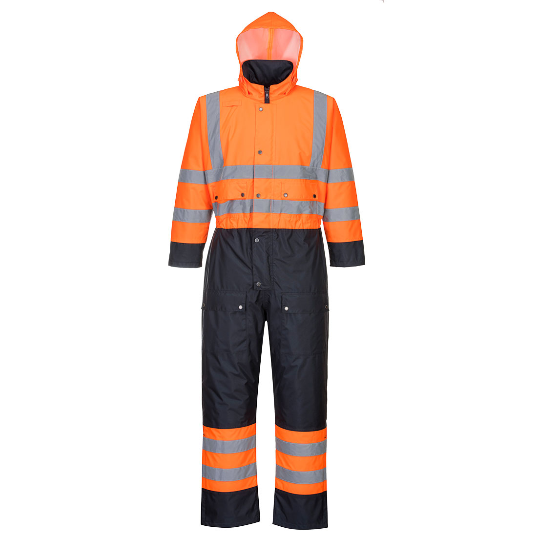 Combinezon căptușit de înaltă vizibilitate Portwest Contrast (S485)