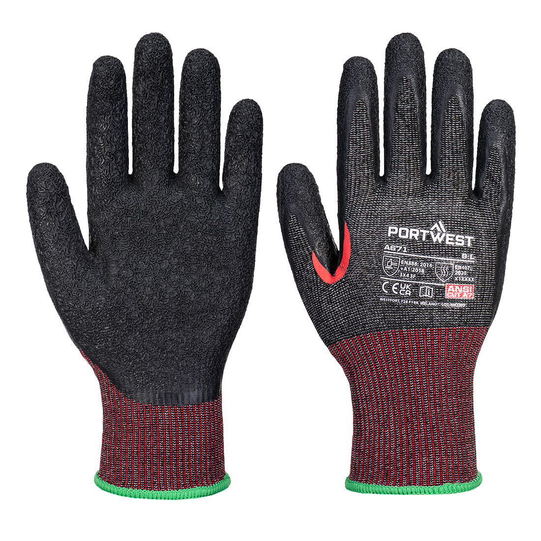 Mănuși Portwest CS Cut F13, din latex (A671)