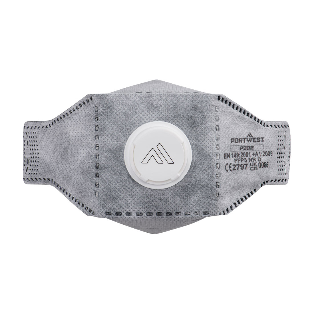 Semimască filtrantă FFP3 Portwest EAGLE, cu supapă și filtru de carbon (Pk10) (P392)
