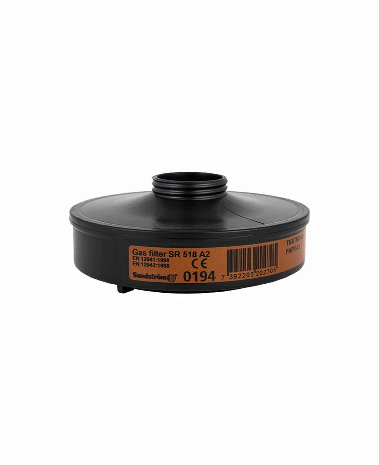 Filtru de gaze SUNDSTRÖM® SR 518 A2, pentru unități filtroventilate