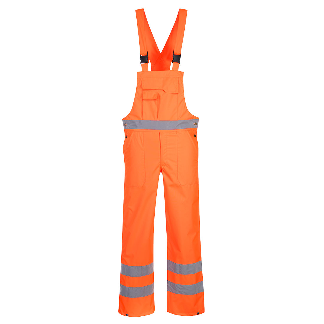 Pantaloni cu pieptar Hi-Vis Portwest, necăptușiți, Clasa 2 (S388)