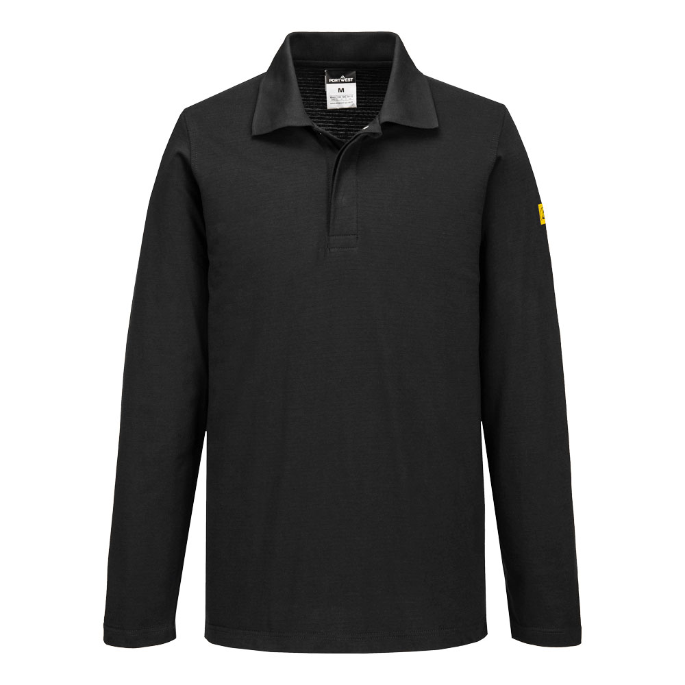 Polo antistatic ESD Portwest, mânecă lungă (AS23)