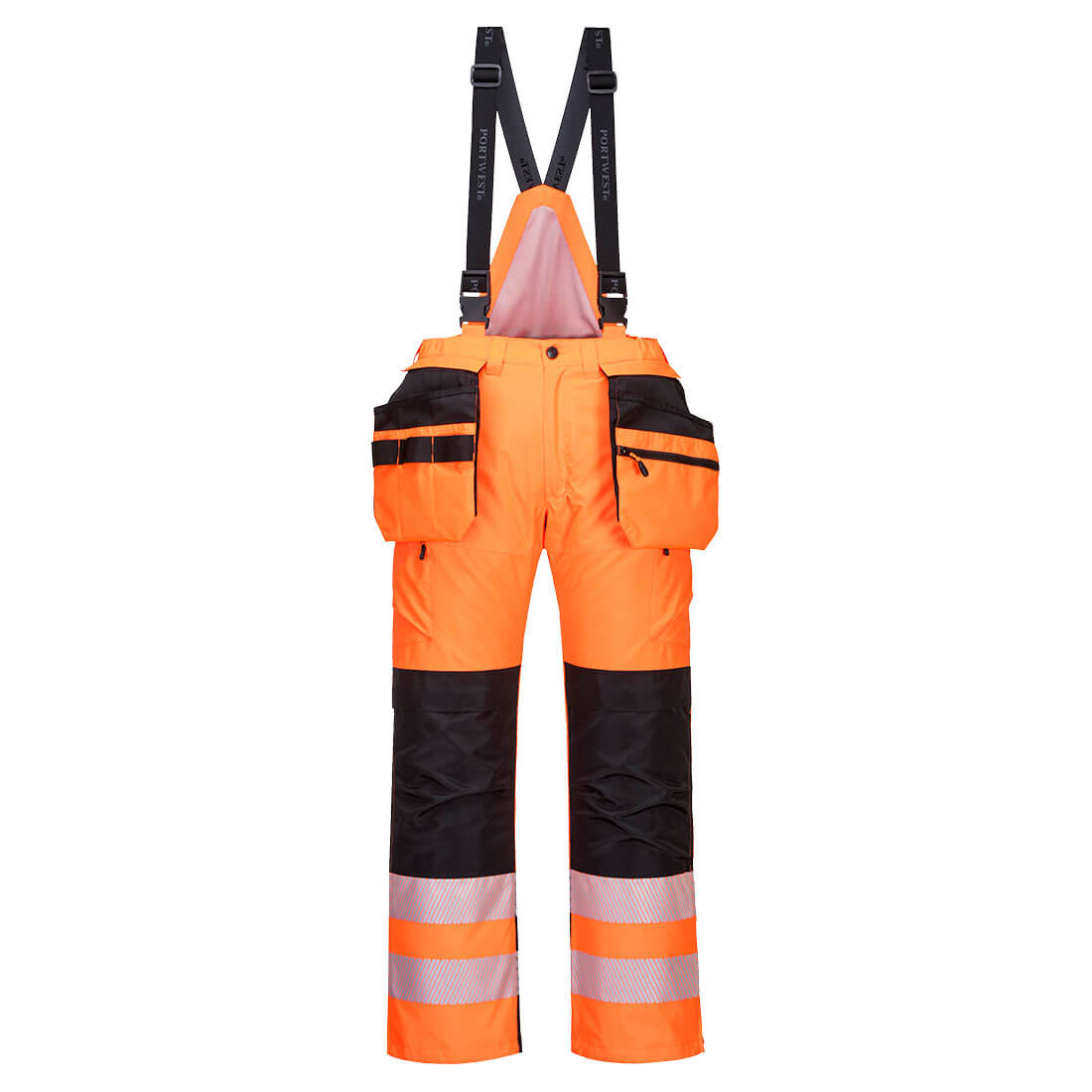 Pantaloni de iarnă Portwest PW3, de înaltă vizibilitate, cu bretele (PW351)