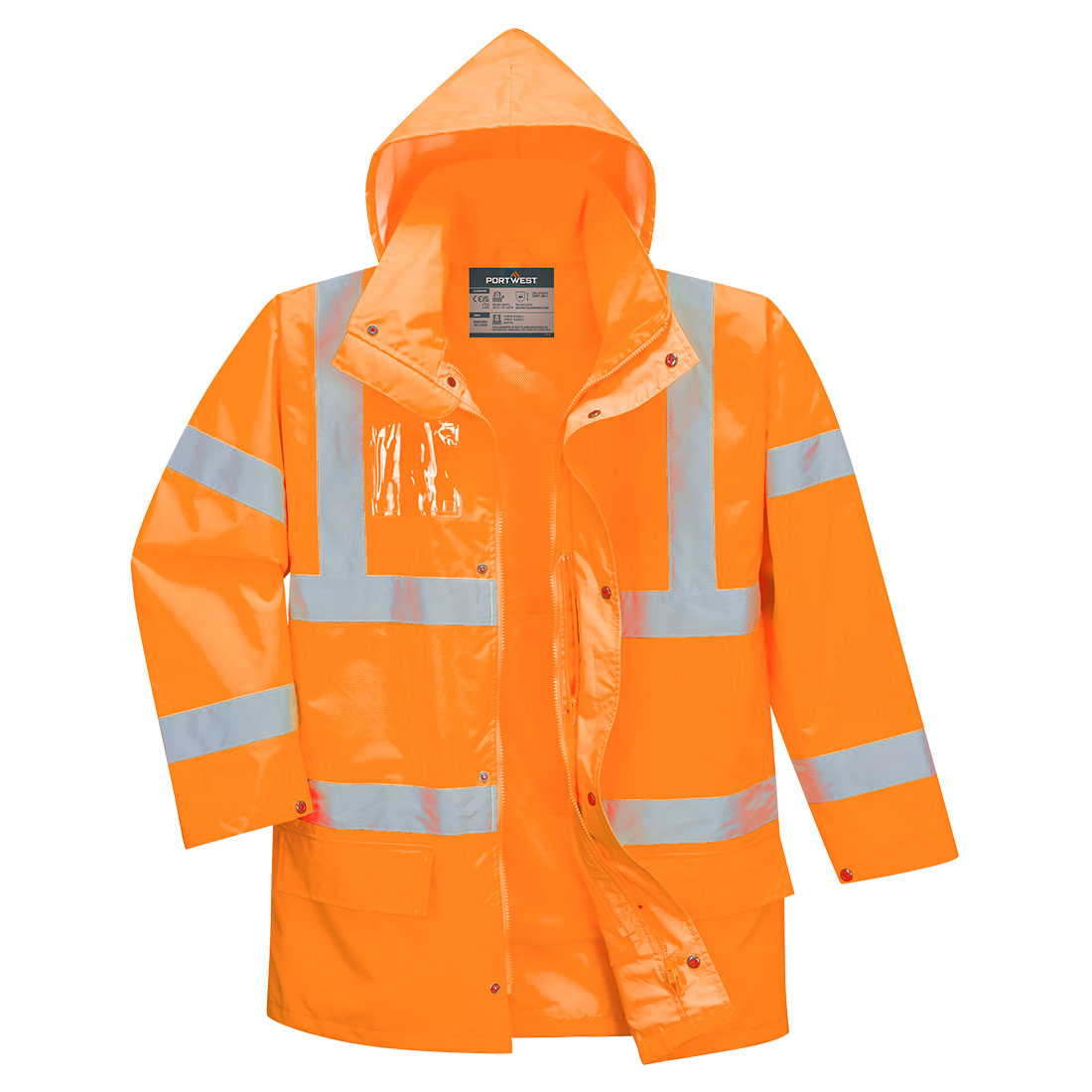 Jachetă Hi-Vis reflectorizantă Portwest 5 în 1, Essential (S765)