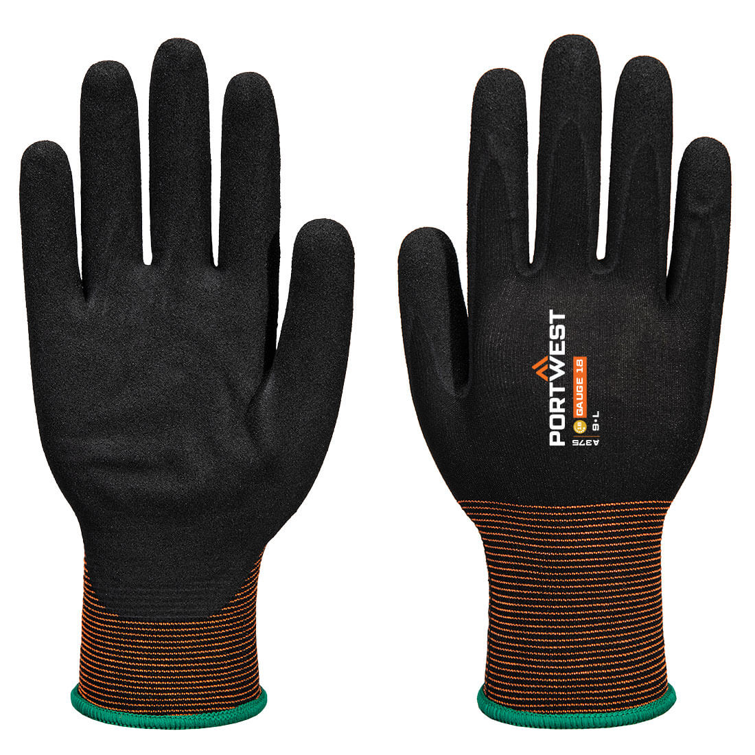 Mănuși GP Grip 18 Nitril Smooth/Sandy Portwest (A375)