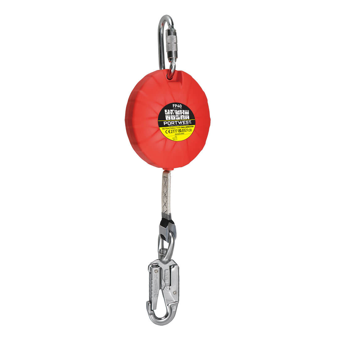 Opritor de cădere retractabil Portwest, 3 m (FP40)