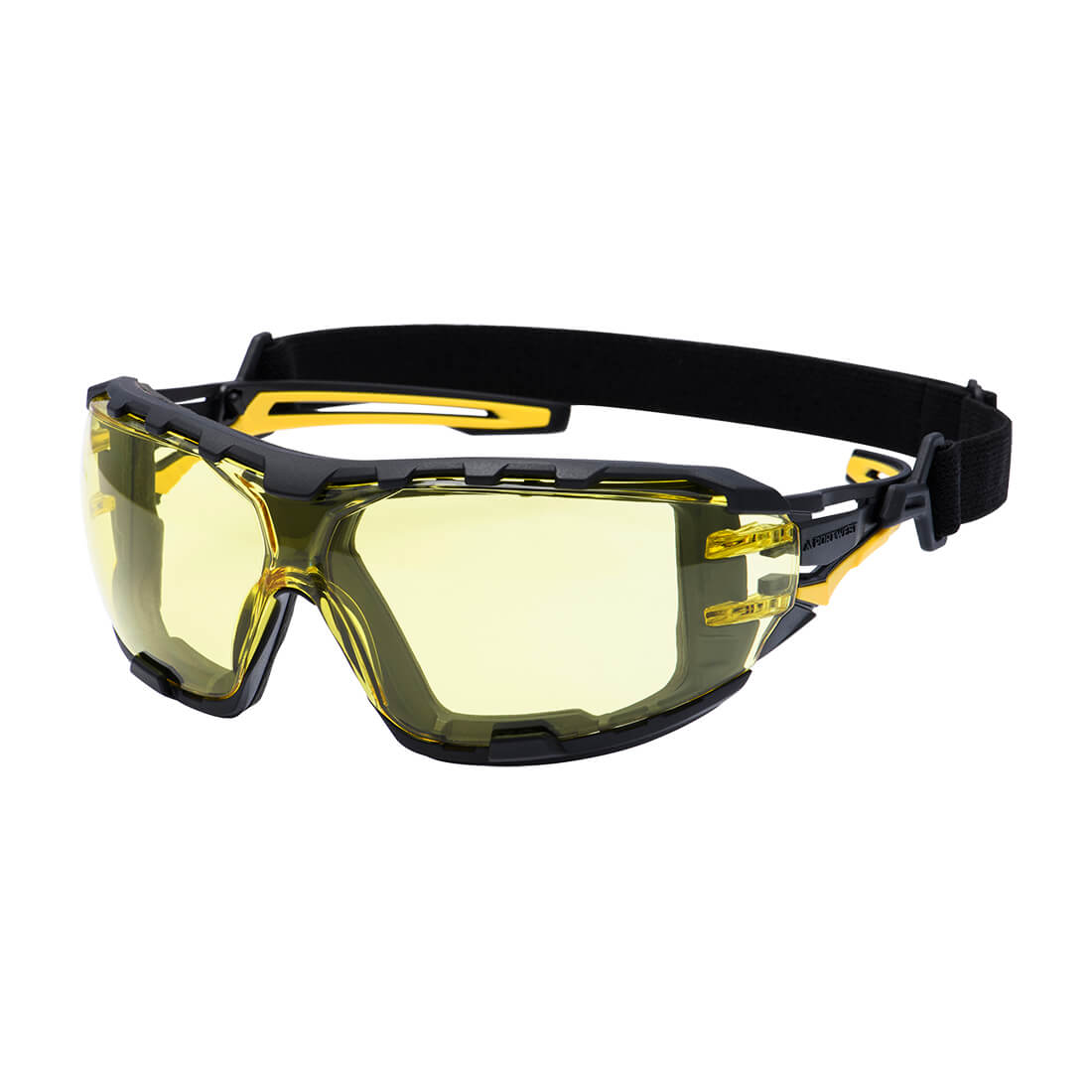 Ochelari de protecție Portwest Anthracite Wraparound Plus, cu curea pentru cap (PR02)